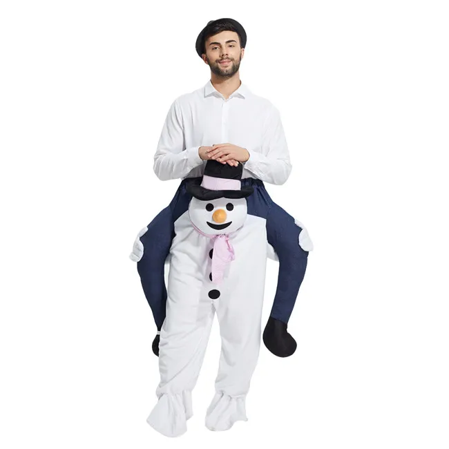 snowman Новые вечерние костюмы на плечо, костюмы на день рождения, Маскарадные костюмы на Рождество, Хэллоуин, одежда для взрослых - Цвет: snowman