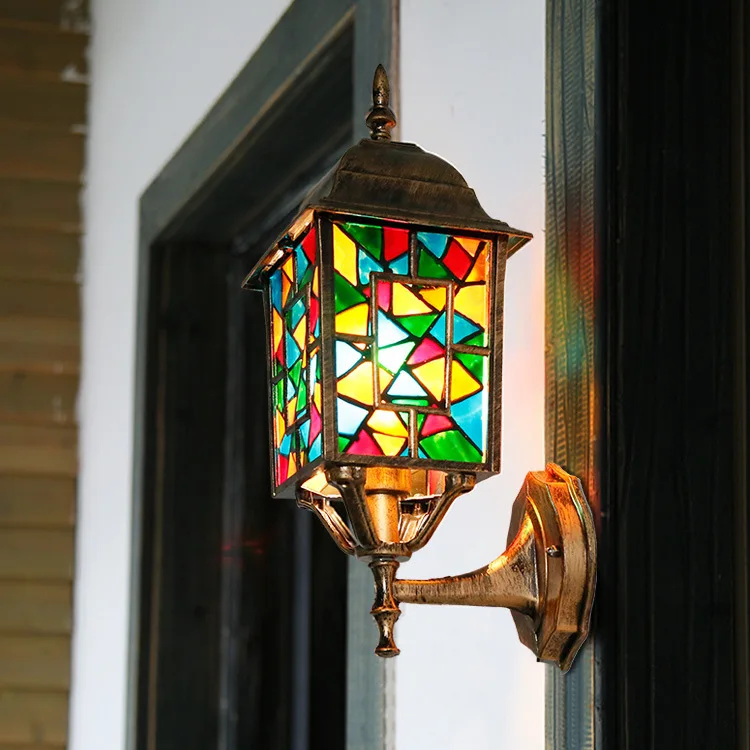 Bohemian Wall Lights Outdoor Creative Villa Balcony Garden Waterproof Lamps Pastoral Restaurant | Лампы и освещение