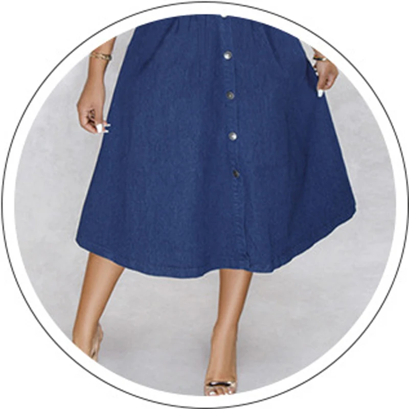 HEE GRAND/женские джинсовые платья дамские с вырезом лодочкой на талии однотонное