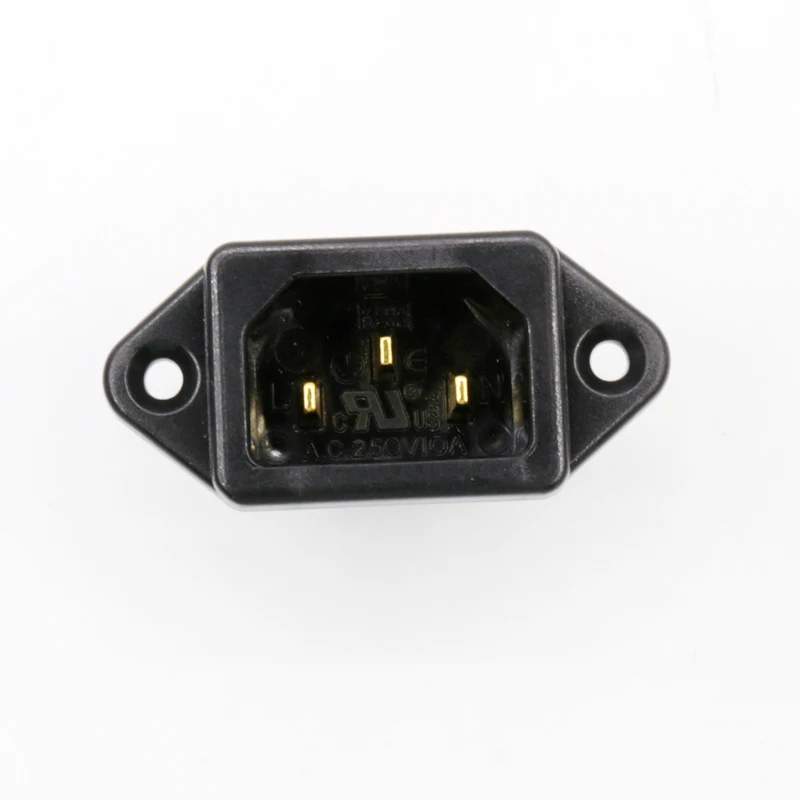 24K позолоченный CC Платина 126C криогенная обработка IEC розетка на входе|iec socket|inlet