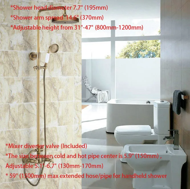 Винтажный Ретро античный латунный двойной кран с перекрестными ручками для