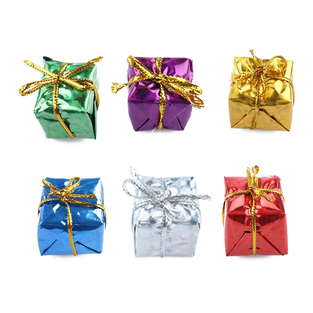 60 шт. красивые украшения на Рождество Подарочная коробка из пены чехол для