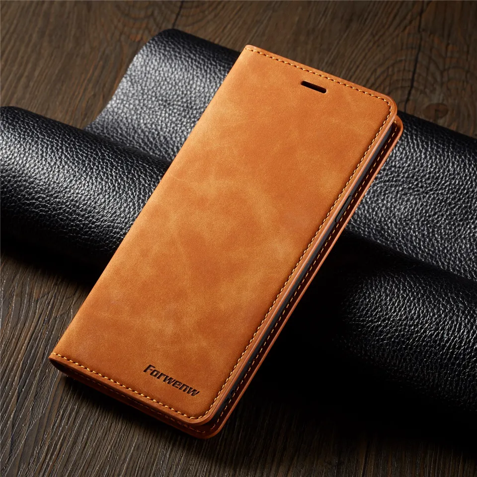 Роскошный кожаный флип-чехол для samsung Galaxy S10 S9 S8 Plus Note 9 10+ A6 A7 A8 держатель для карт Магнитный кошелек подставка обложка для книг