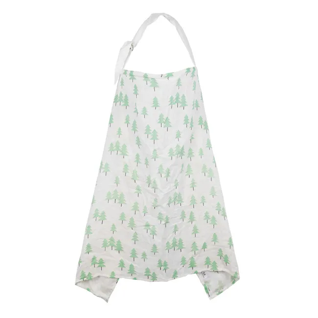 Green christmas tree Хлопок, накидка для кормления грудью, накидка для кормления, передник для кормления, одеяло, шарф для младенцев, дышащий Чехол 106x77 см - Цвет: Green christmas tree