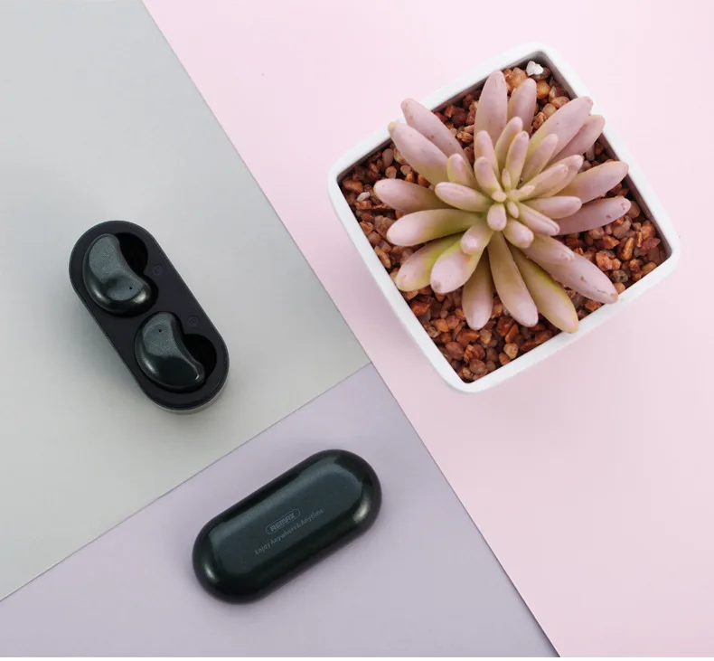Наушники remax TWS-5, беспроводные bluetooth-наушники, наушники-близнецы с зарядным устройством, гарнитура Bluetooth 5,0, Smart Touch, стерео
