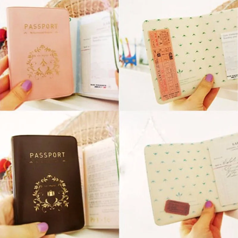 Стильный защитный чехол для паспорта, билета, ID, кредитных карт, ПВХ держатели, органайзер, 2 цвета, P631