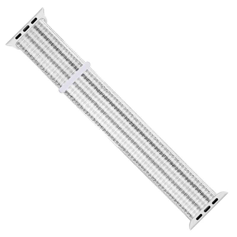 White Gray S10 Ремешок для apple watch band 44 мм correa apple watch 5 4 band 3 2 iwatch band 42 мм 38 мм 40 мм спортивный нейлоновый браслет - Цвет ремешка: White Gray S10