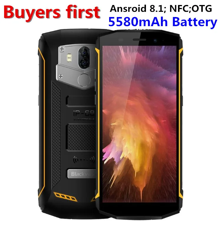 Оригинальный Blackview BV5800 5 &quot18:9 HD смартфон IP68 Водонепроницаемый 13.0MP двойная задняя