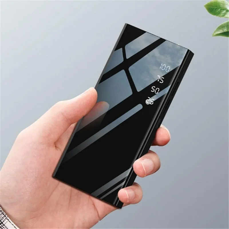 30000 mAh банк питания USB lcd mi ror для Xiaomi Iphone портативный внешний аккумулятор зарядное