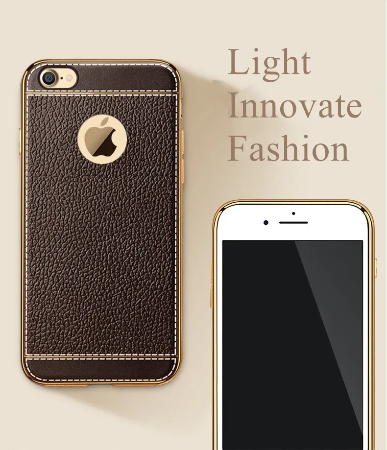 S&ampJ Phone 6 6s Plus Fashion Luxury Leather Cell Case for IPhone 7 8 7Plus 8Plus X |