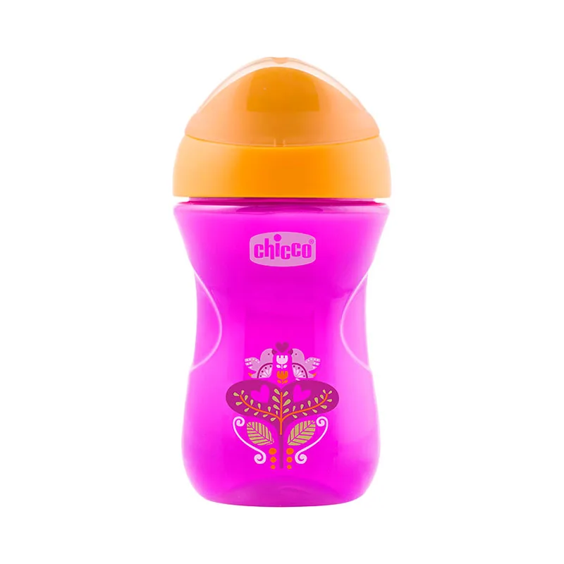 Чашка-поильник Chicco Easy Cup (носик ободок) 12мес+ 266 мл | Мать и ребенок