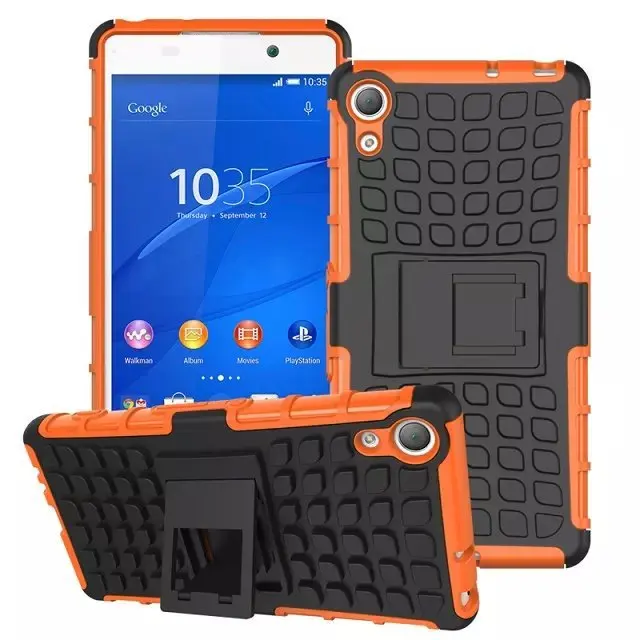 Для Z3Mini для Sony Xperia Z3 Compact Mini M55W D5803 ударопрочный армированный чехол с подставкой ZJ |