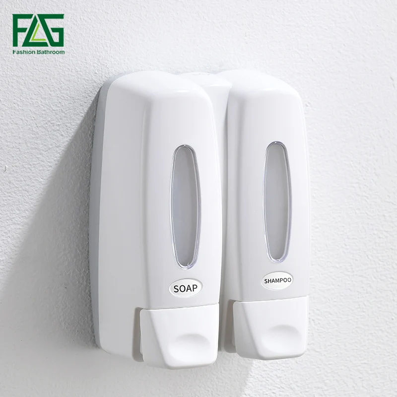 Двойной настенный дозатор для мыла и шампуня|Дозаторы жидкого мыла| |
