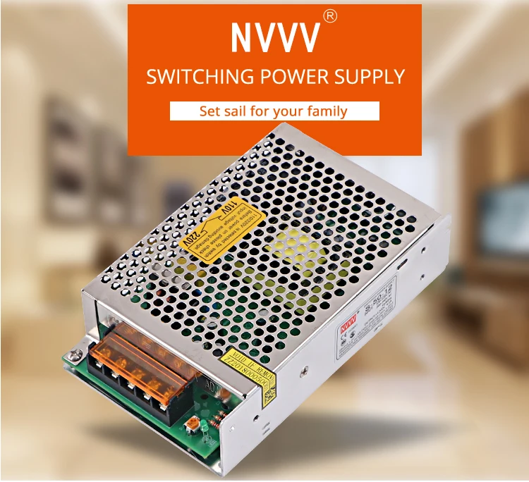 12 В питания S-50W-12v4.2a импульсный источник питания мониторинга камеры Светодиодный лампа с AC к DC