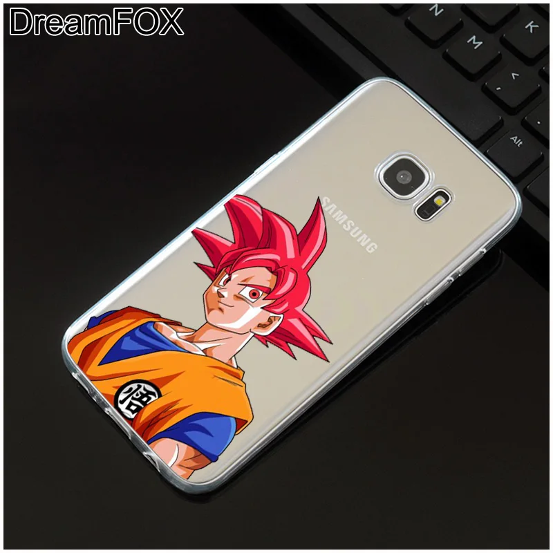 DREAMFOX M215 Dragon Ball Goku Series Soft TPU Silicone Cover Case For Samsung Galaxy S5 S6 S7 S8 S9 S10 5G S10E Lite Edge Plus |