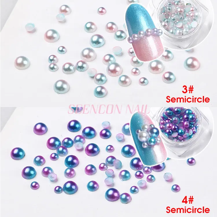 Японские украшения для ногтей шар полный круг/искусственный градиент Волшебная
