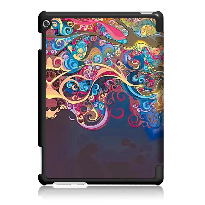 Полиуретановый чехол-подставка для huawei Mediapad M3 Youth Lite 10 BAH-W09 BAH-AL00 10," Tablet+ 2 шт Защитная пленка для экрана