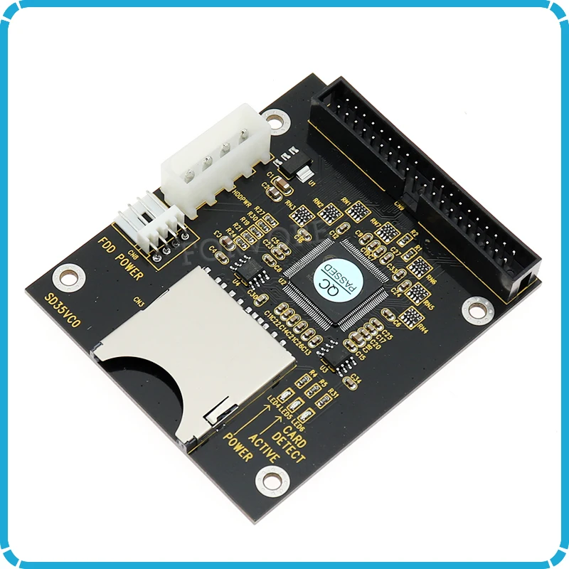 Sd карта памяти до 3 5 &quot40 контактов мужской IDE адаптер большой PCB SD 3.5 безопасный