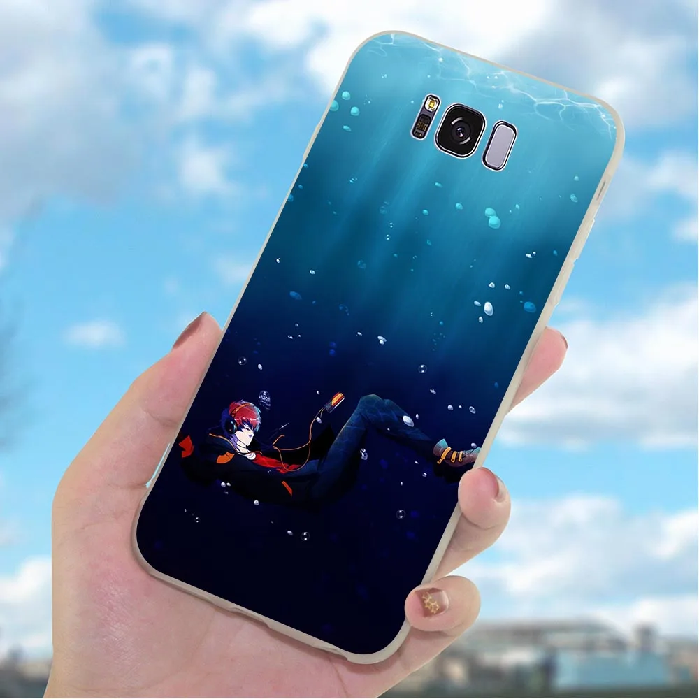 Мягкий TPU Мистик мессенджер чехол для телефона Samsung Galaxy S9 S10 Plus M10 M20 M30 S7 Edge S6 S8 S10e Note
