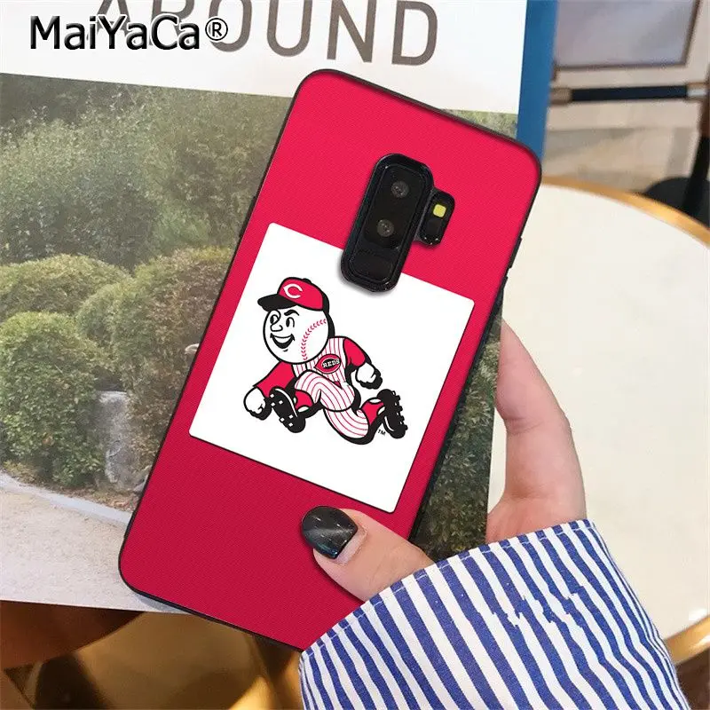 Мягкий силиконовый чехол MaiYaCa Cincinnati для Samsung S9 plus S5 S6 S6edge S6plus S7 S7edge S8