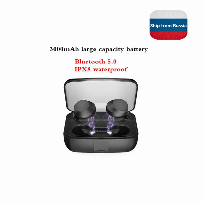 TWS-наушники Weilistone IPX8 с поддержкой bluetooth 5 0 и защитой от воды | Электроника