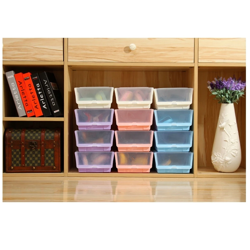 Модные Цветные уплотненные комбинированные органайзеры для обуви пылезащитный