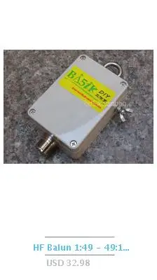 1: 1 HF Balun водонепроницаемый F/1,6 M-30 M balun 200 W коротковолновый ветчина, Согласующий трансформатор для антенны с короткой волной