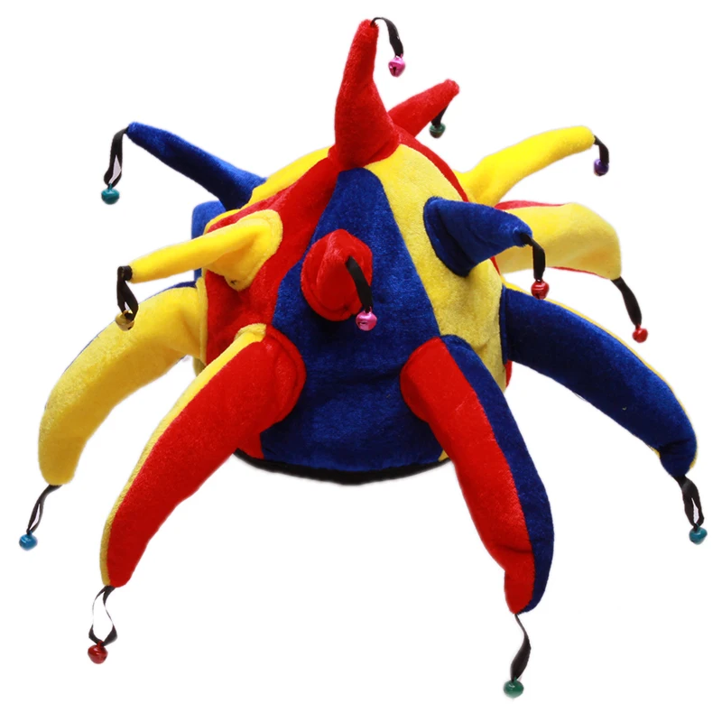 2020 New Colorful Halloween Party Hat With Small Bell Carnival Funny Costume Ball Unisex Soccer Event Clown | Дом и сад