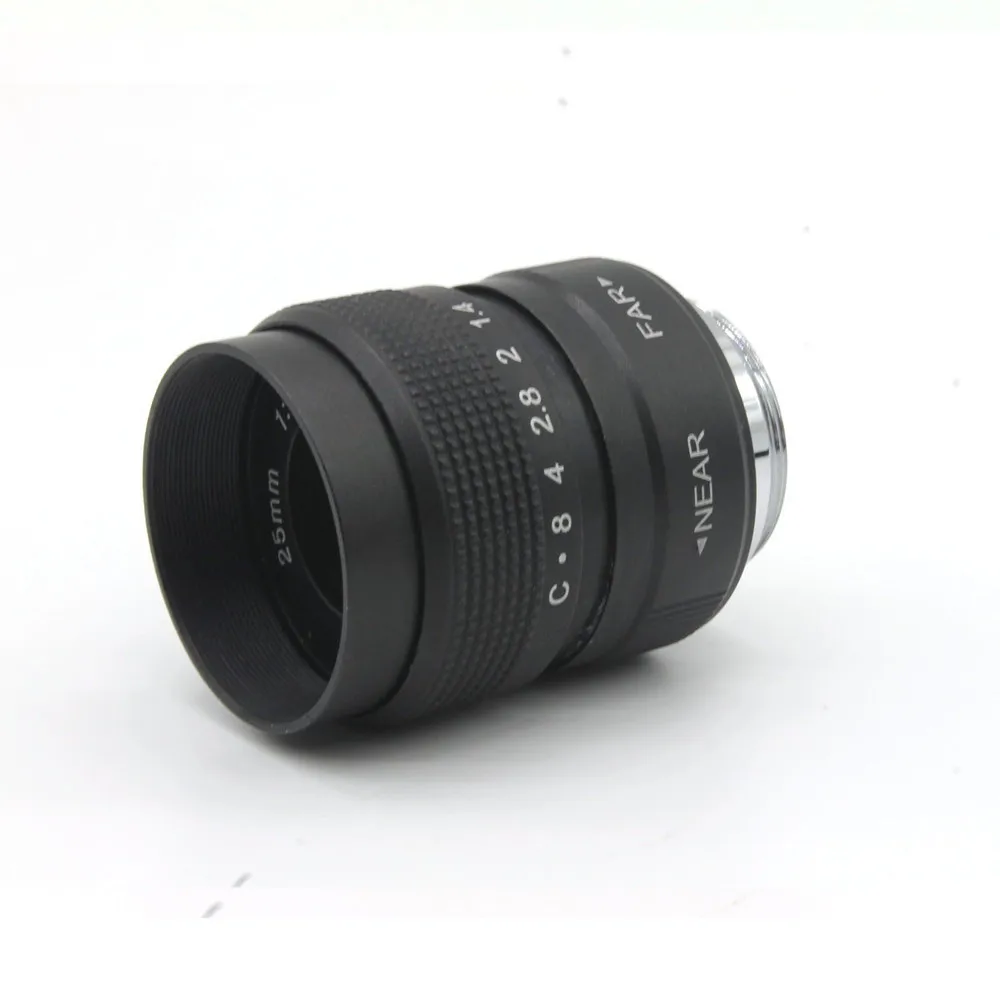FUJIAN 25 мм f/1 4 крепление для объектива видеонаблюдения + макрокольцо Panasonic Micro 4/3 m4/3
