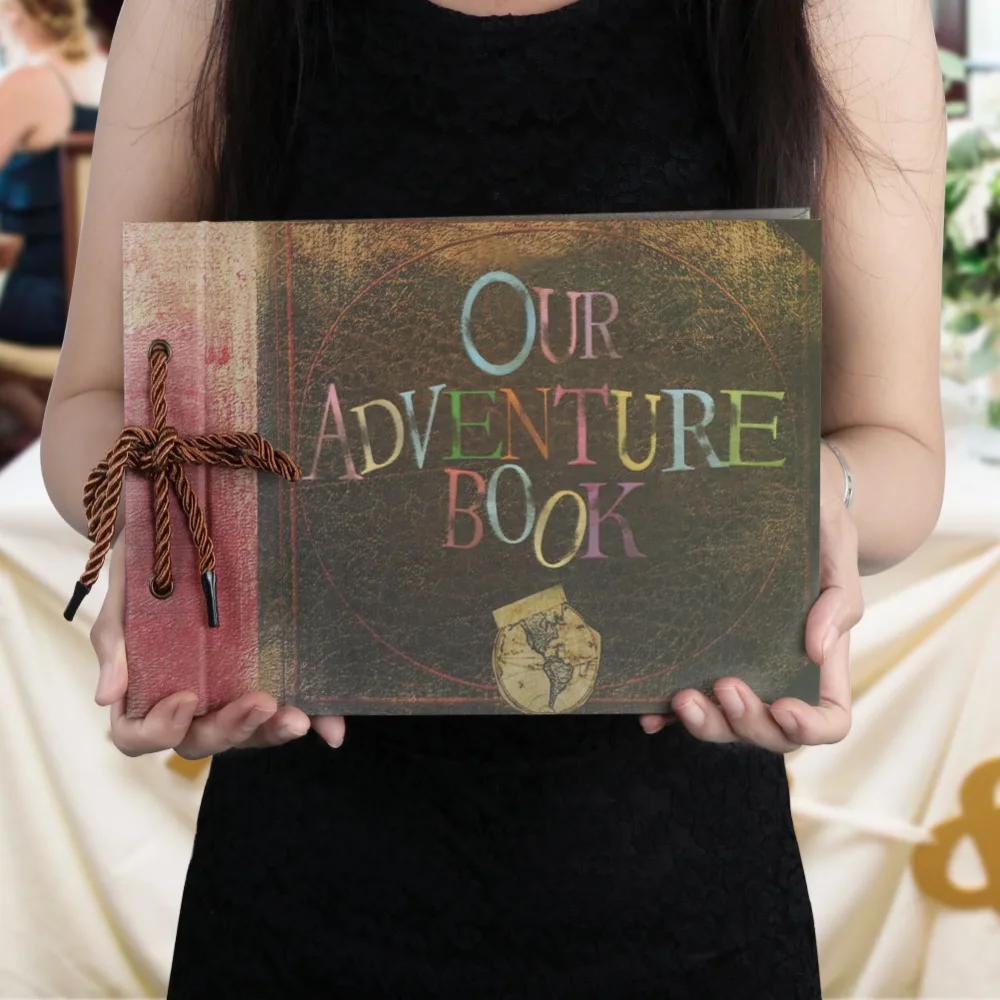 Наша книга приключений DIY Фотоальбом скрапбук My Adventure Movie Fotografico путешествия Свадебный детский альбом подарки 80 страниц