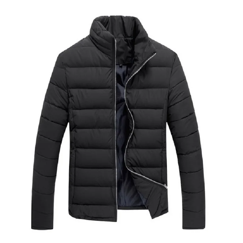 Nice Winter Jacket Men Casual Cotton Coat Outdoors Warm Slim Parka Solid Clothes Plus Size XXXL Manteau Homme Brand Clothing | Мужская