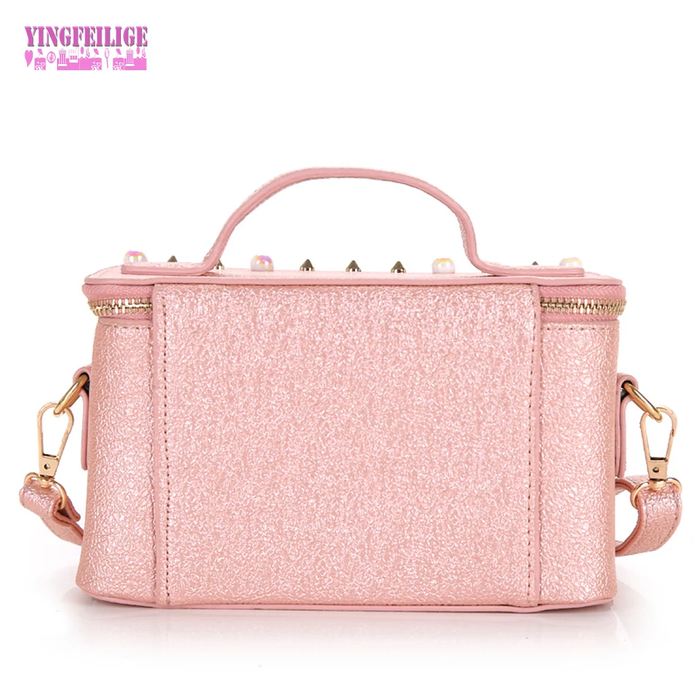 Женская обувь из PU искусственной кожи Модные клапаном жемчуг Заклёпки Для женщин