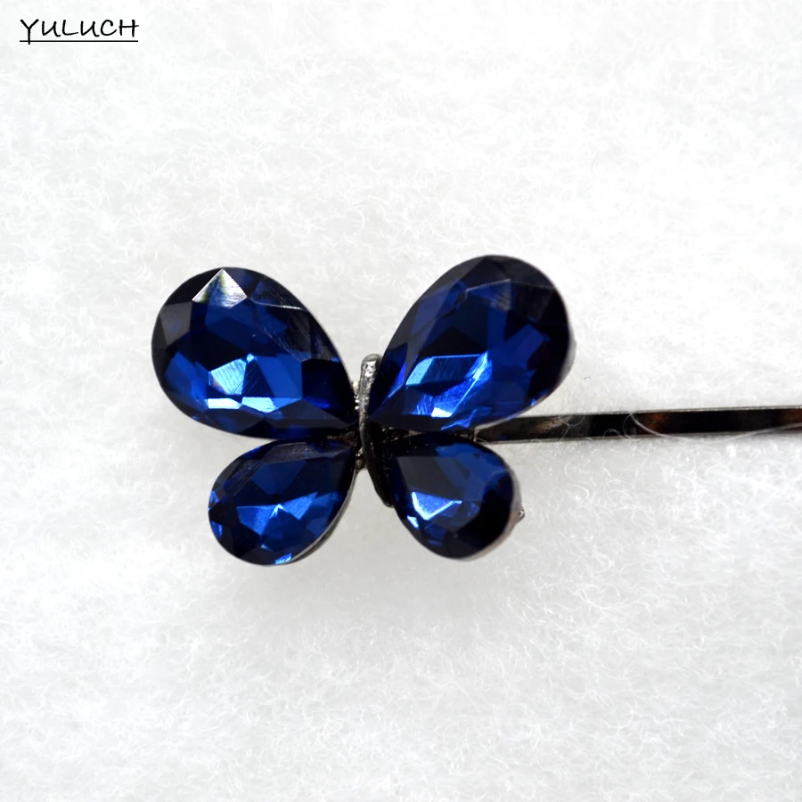 Зажим с кристаллами размытый новый дизайн заколка для волос камнем | Украшения и