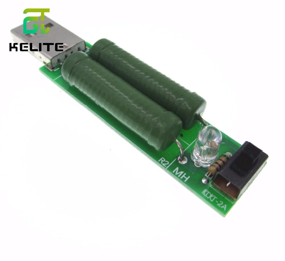 HAILANGNIAO 1 шт./лот USB мини разрядный нагрузочный резистор 2A/1A с переключателем 1A