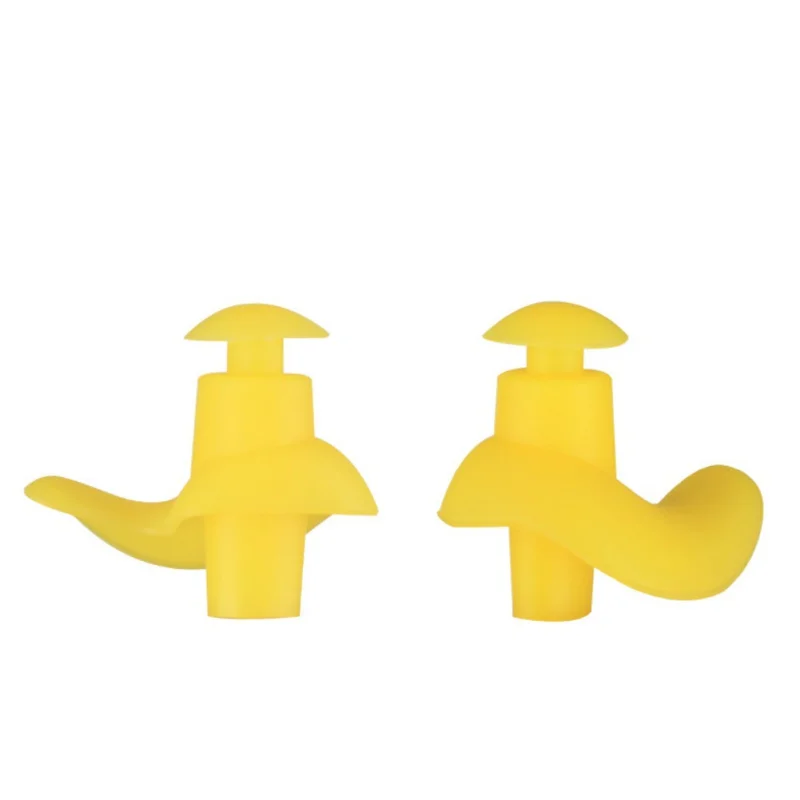 

1 Pair Waterproof Swimming Professional Silicone Swim Earplugs for Adult Swimmers Children Diving Soft Anti-Noise Ear Plug 4 Col