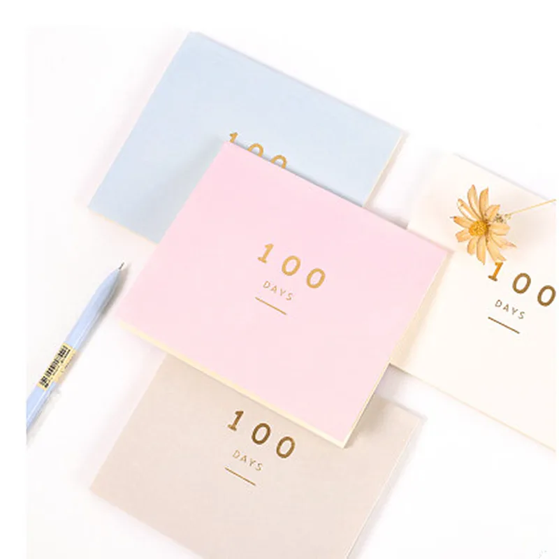 Ежедневник планировщик на 100 дней записная книжка одну страницу четыре квадрата