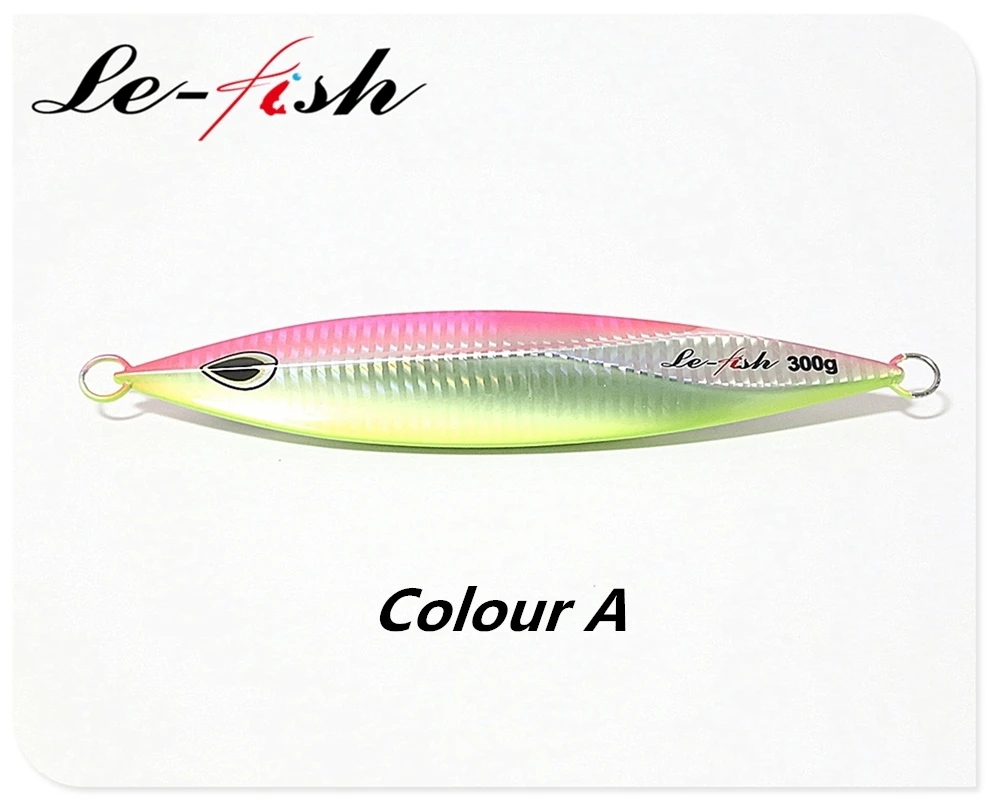 Le-Fish 300g High Quality lure Slow Jigging Lure Lead jig Luminous Sea Fishing | Спорт и развлечения