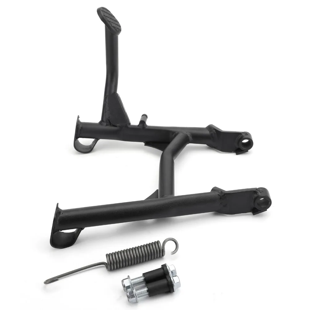 Areyourshop мотоциклетные Центровой Стенд Центр подножка ноги боковая подставка для Kawasaki Versys X300 черный аксессуары для мотоциклов чехлы