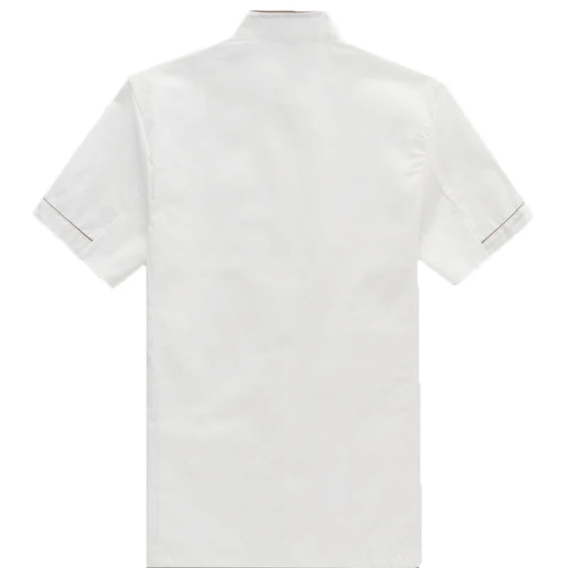 Кухня Одежда для шеф повара с коротким рукавом плюс размер Ресторан одежда