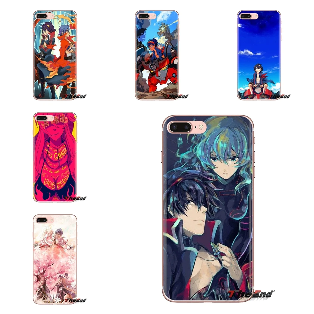 Аниме Tengen toppa gurren lagann для Samsung Galaxy S3 S4 S5 Mini S6 S7 Edge S8 S9 S10 Plus Note 3 4 5 8 9 силиконовые чехлы