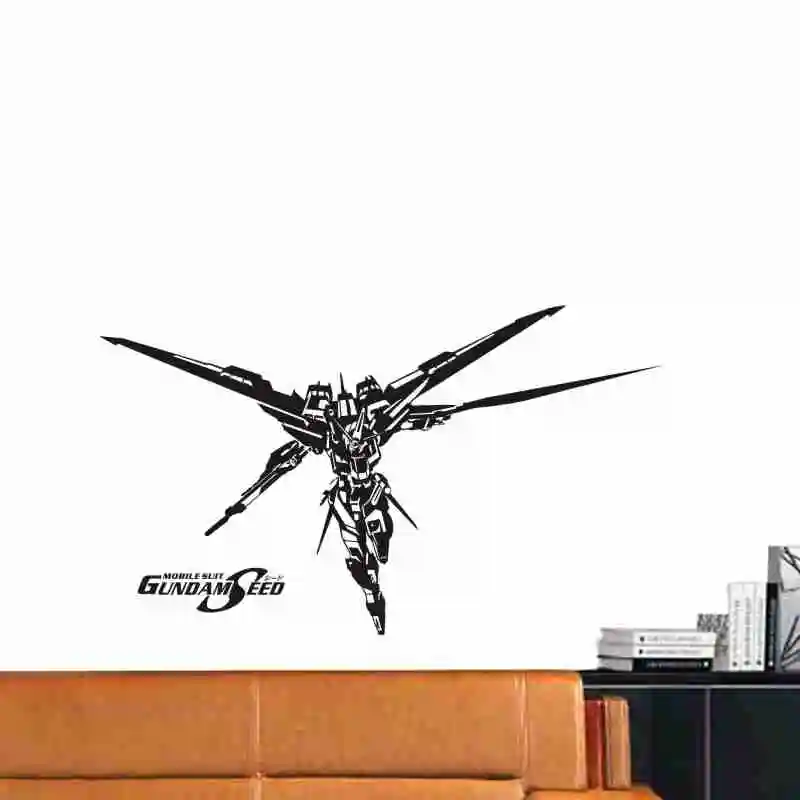 Настенная Наклейка GUNDAM Виниловая наклейка на стену Декор для дома декоративное