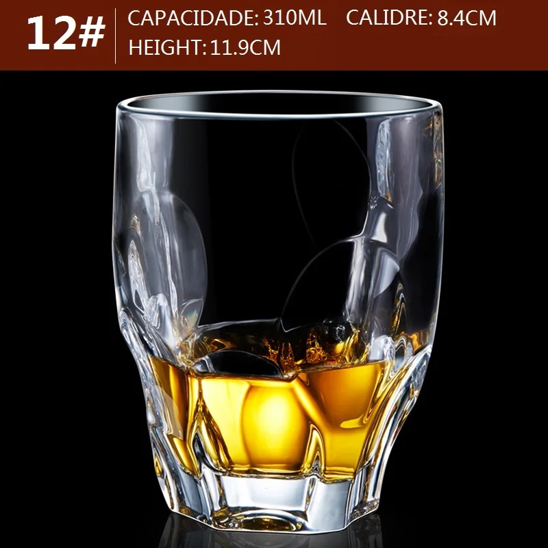 310ml Grande Bling Diamond Lead-free Crystal Wine Glass High Capacity Whiskey Vodka XO Cocktail Beer Drinking Cup | Дом и сад