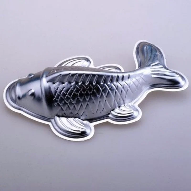 Newcomdigi 3D Рыба форма формы для выпечки алюминий помадка торт пособия по кулинарии