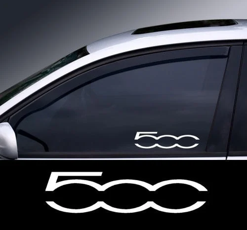 Для 2 x Fiat 500 логотип Окно Наклейка Стикеры Графический * Цвет выбор | Автомобили и
