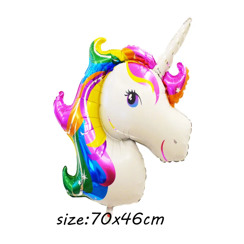 33inch rainbow 136x97 см гигантские лазерные градиенты Единорог воздушный шар лошадь Радуга фольгированный воздушный шар-Единорог для грандиозного события День Рождения Декор детские игрушки - Цвет: 33inch rainbow
