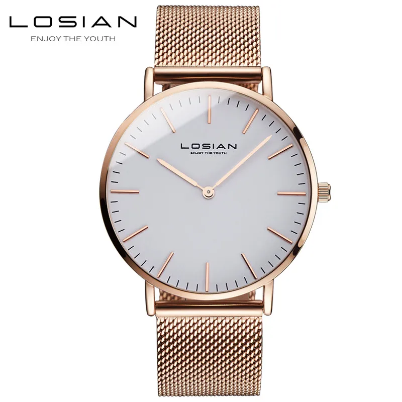 rose gold Мужские часы Relogio, водонепроницаемые, Роскошные, брендовые, розовые, черные часы mmen marque de роскошные, relogio masculino reloj Marca Hombre de lujo - Цвет: rose gold