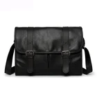 Сумка кросс-боди мужская из кожи, роскошный брендовый винтажный мессенджер в деловом стиле, повседневная Сумочка на плечо