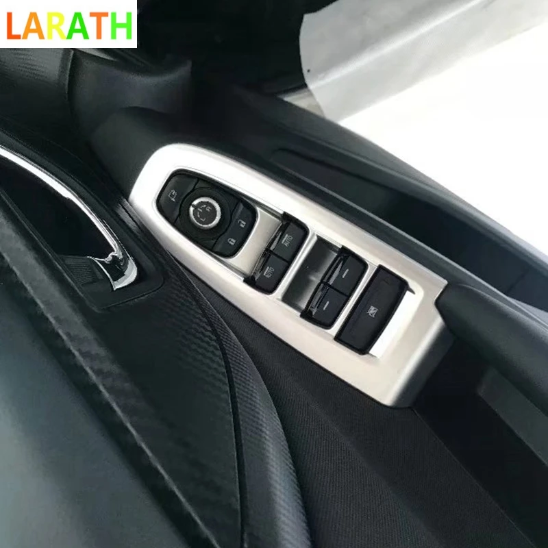 4 шт. матовые наклейки из углеродного волокна для окна переключателя Subaru Crosstrek SUV