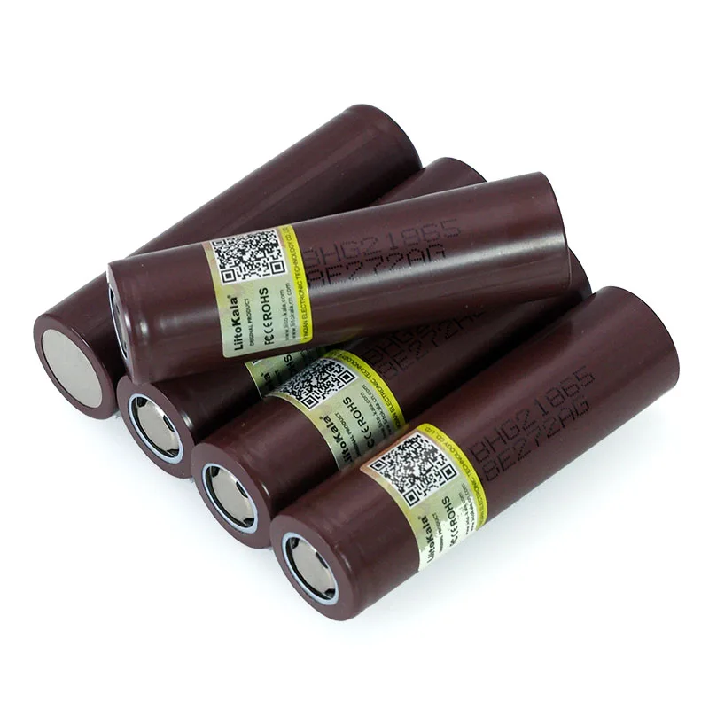 HG2 18650 3000mAh аккумулятор 18650HG2 3,6 V разрядка 20A для hg2 аккумуляторная батарея