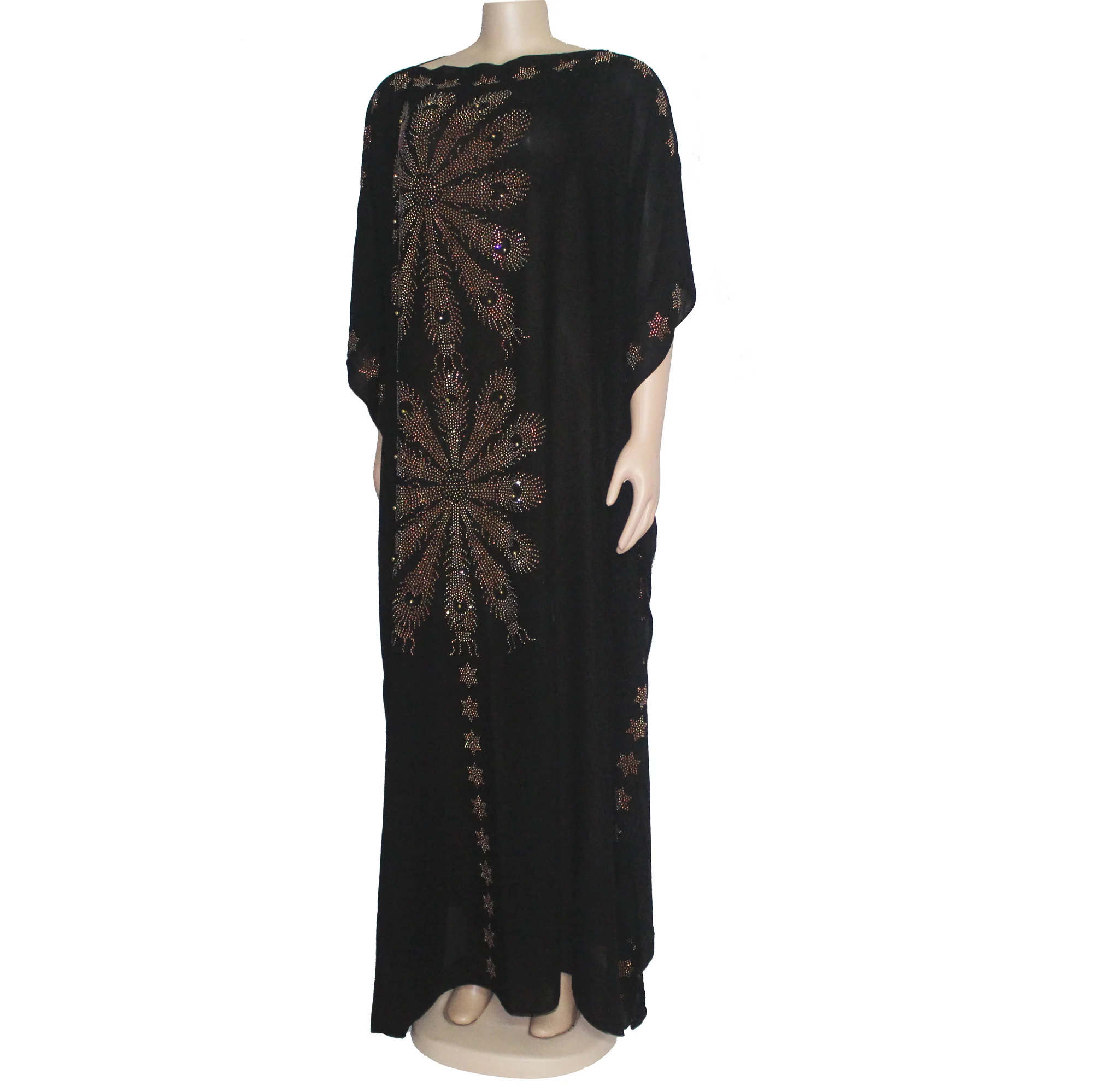 Летнее платье tilapia большого размера с воротником-лодочкой Длинное свободное